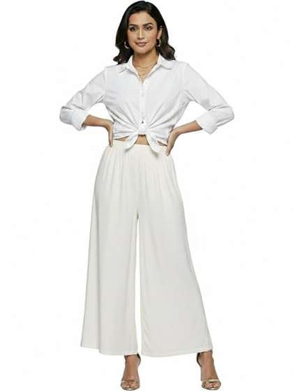 Thrifty Thread
                          Women Flared Palazzos