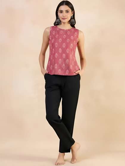 SZN Ethnic Motifs
                          Printed Pure Cotton Blend Kurti
