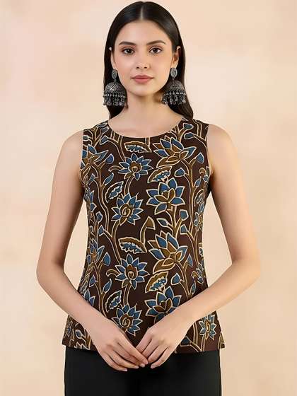 SZN Floral Printed
                        Pure Cotton Kurti