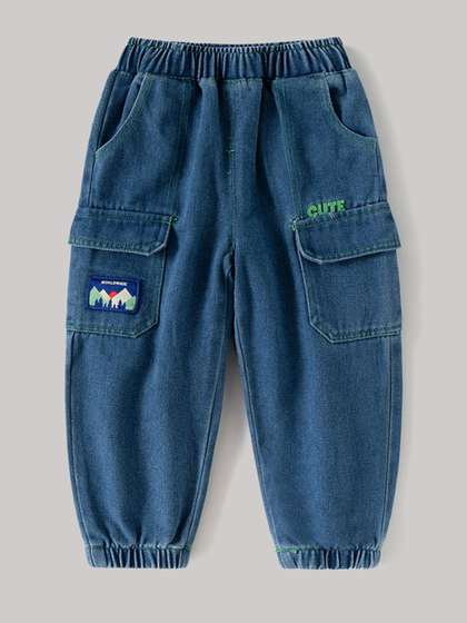 Hopscotch Boys Regular
                      Fit Mid-Rise Jeans