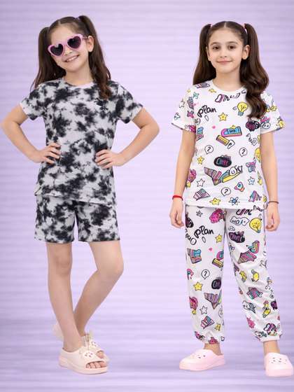 BAESD Girls Printed Maxi
                    Nightdress