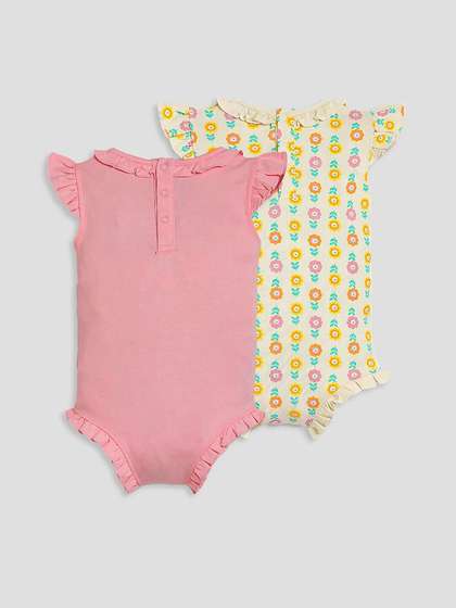 Somersault Pack Of 2
                    Infants Girls Cotton Printed Bodysuit