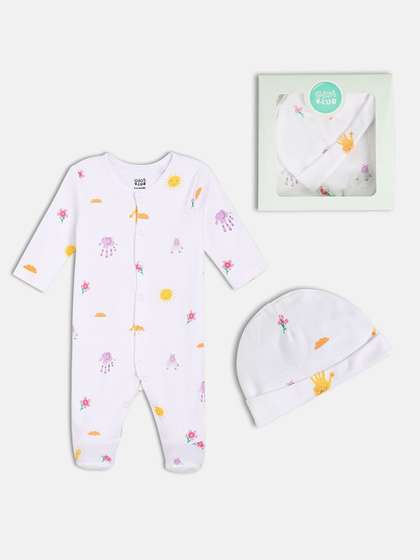 MINI KLUB Infants Pure
                    Cotton Baby Apparel Gift Set