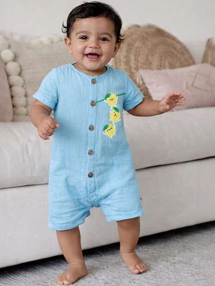 Somersault Infant Boys
                    Printed Rompers