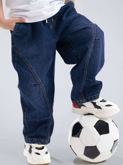 Hopscotch Boys Regular
                    Fit Mid-Rise Jeans