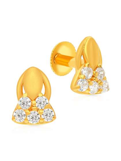 Malabar Gold &
                        Diamonds 22 KT Earrings Gold - 1.166g