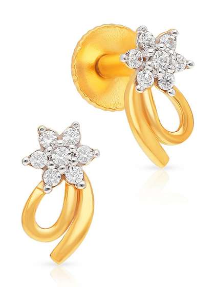 Malabar Gold &
                        Diamonds 22 KT Yellow Gold Earring-1.18g