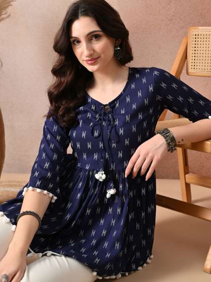 Anouk Mirage Printed
                        Empire Kurti
