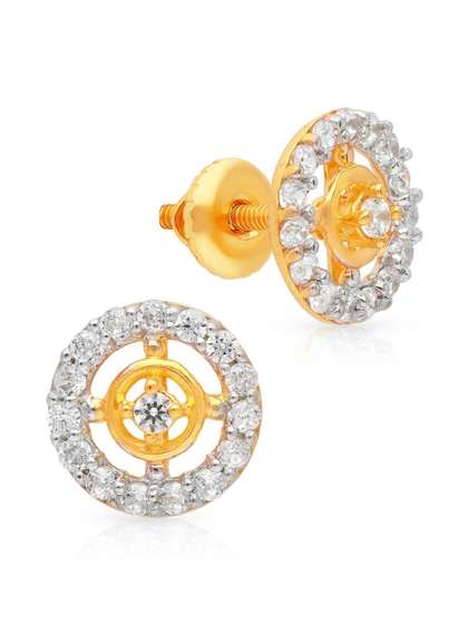 Malabar Gold &
                        Diamonds 22 KT Earrings Gold - 1.86 g