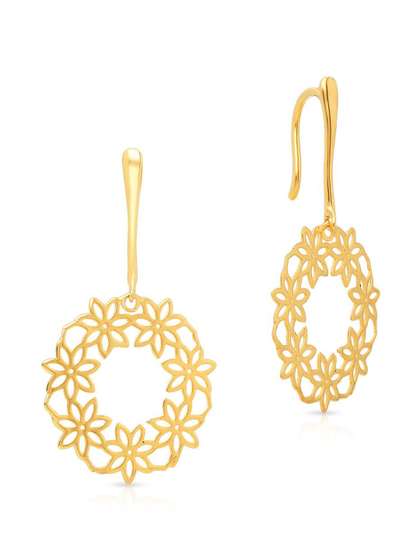Malabar Gold &
                        Diamonds 14 KT Earrings Gold - 1.843 g