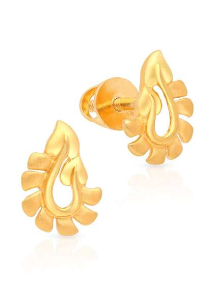 Malabar Gold &
                        Diamonds 22 KT Gold Studs - 1.84 g