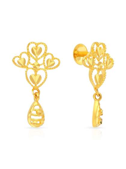 Malabar Gold &
                        Diamonds 22 KT Earrings Gold - 2.65 g