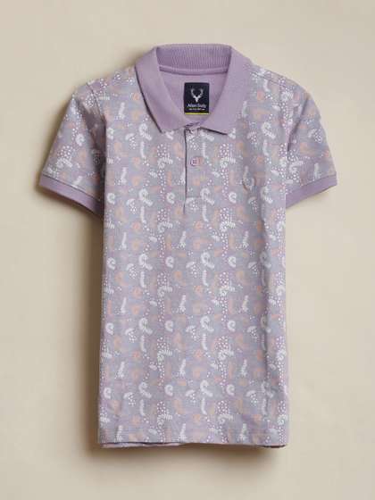 Allen Solly Junior Boys
                    Printed Polo Collar T-shirt