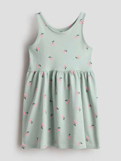 H&M Patterned Cotton
                    Dress