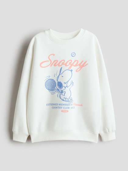 H&M Oversized
                    Print-Motif Sweatshirt