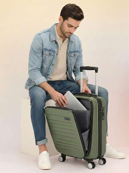 WROGN Kangaroo
                        Laptop Hard 8 Wheel Cabin Trolley Suitcase - 20
                        Inch - 38L