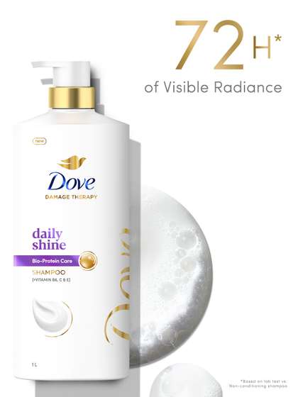 Dove Unisex Daily
                        Shine Shampoo For Dull Hair 1L