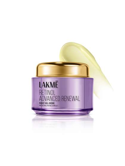 Lakme Retinol
                        Advanced Renewal Night Gel Creme Pro-Retinol
                        Peptide Complex - 50 g