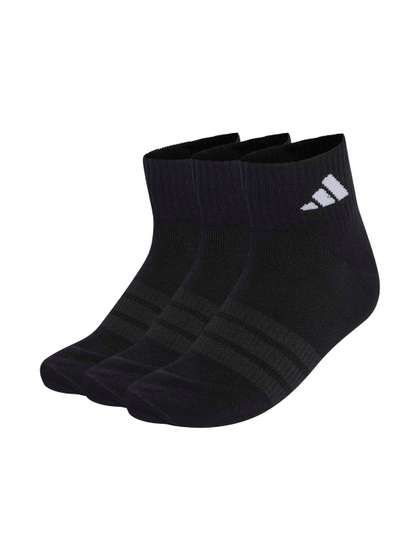 ADIDAS Men Pack of 3
                    Cotton Ankle Length Socks