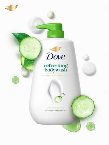 Dove Refreshing
                        Bodywash with Tripe Hydration Serum - 825 ml