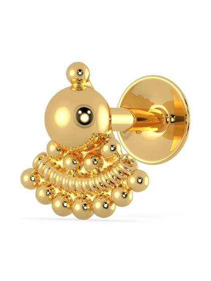 Malabar Gold &
                        Diamonds 22KT Gold Nosepin Gold - 0.42 g