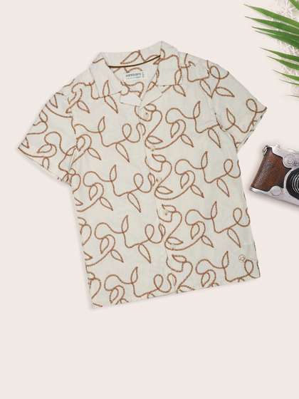 Pantaloons Junior Boys
                    Printed Casual Shirt