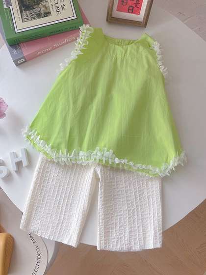 YK Girls Top with
                          Pyjamas