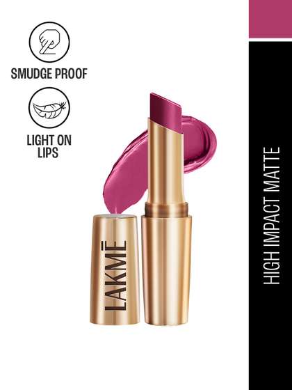 Lakme 9to5 Powerplay
                        Priming Matte Lipstick With Vit E Lasts 16Hr
                        3.6g - Plum Pick