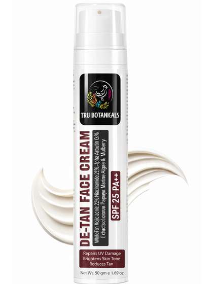 Tru Botanicals De
                        Tan Face Cream SPF 25 PA+++ With Kojic Acid - 50
                        g
