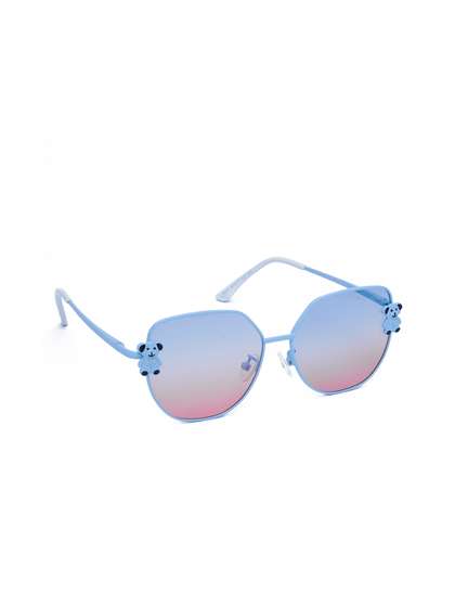 KIDSUN Girls Polarised
                    and UV Protected Lens Oversized Sunglasses
                    3025_BLUE_PINK