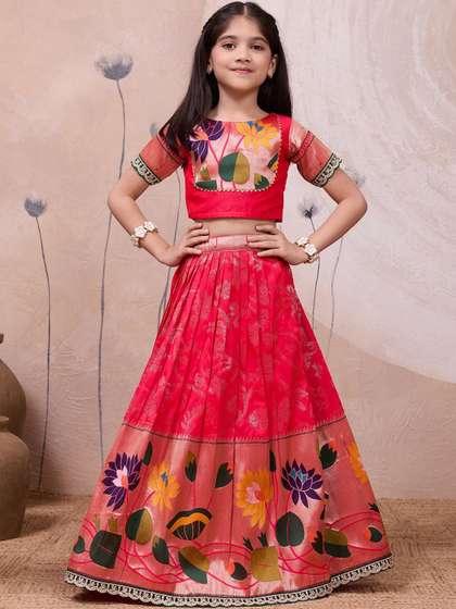 Tasarika Girls
                      Embroidered Ready to Wear Lehenga &