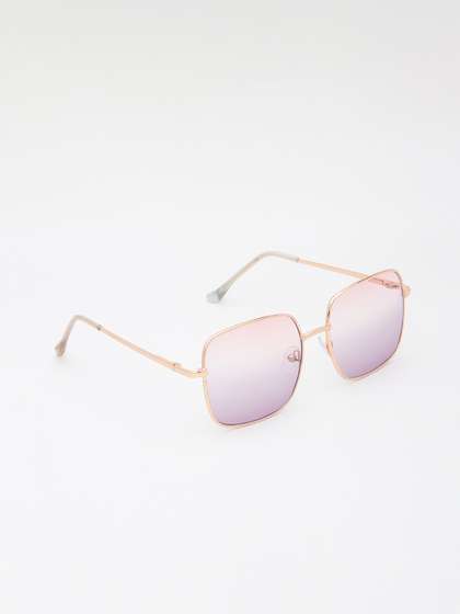 KIDSUN Girls Square UV
                    Protected Lens Sunglasses 2008_PINK_GREEN