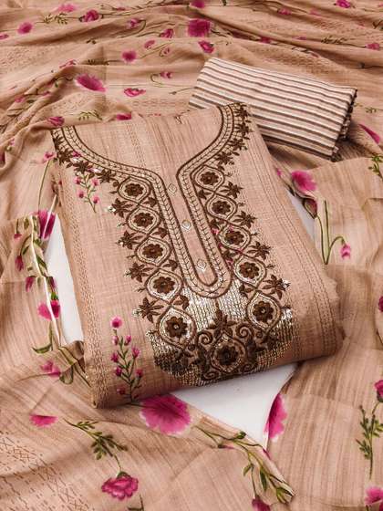 Dhaaga Ghar
                        Embroidered Pure Cotton Unstitched Dress
                        Material