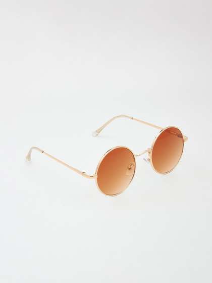 KIDSUN Kids UV Protected
                    Lens Round Sunglasses 2004_GOLD_BROWN