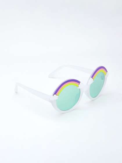 KIDSUN Girls Other
                      Sunglasses with UV Protected Lens 159_GREEN_GREEN