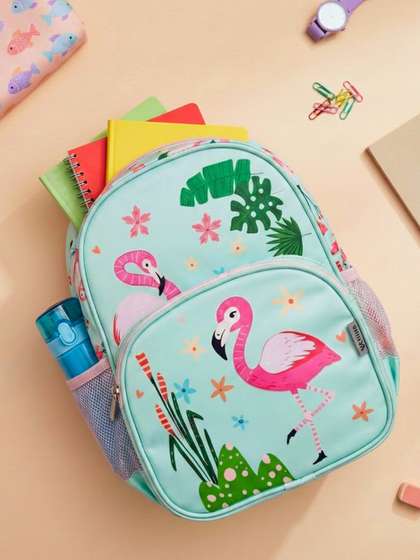 VISMIINTREND Girls
                    Flamingo Printed Lightweight School Bag Backpack