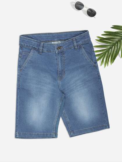 Pantaloons Junior Boys
                      Washed Denim Shorts Technology