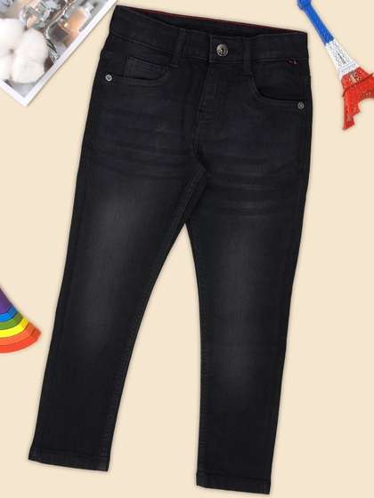 Pantaloons Junior Boys
                    Slim Fit Mid-Rise Light Fade Jeans