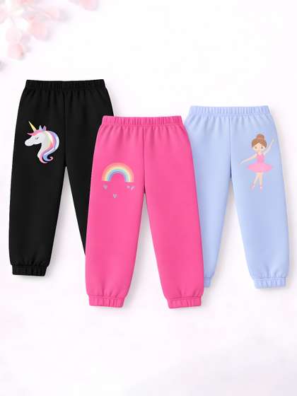3 Pieces Printed
                    Joggers