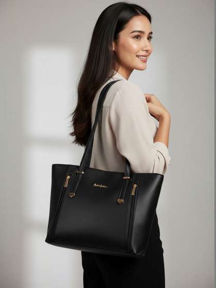 PU Structured Tote Bag