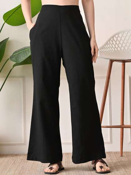 SANGAKURTI Women
                        Original Loose Fit High-Rise Trousers