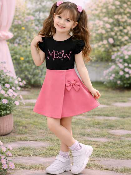 ER LIFE Style Print
                      Fit & Flare Dress