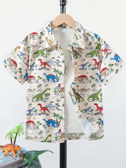 BAESD Boys Premium
                        Printed Casual Shirt
