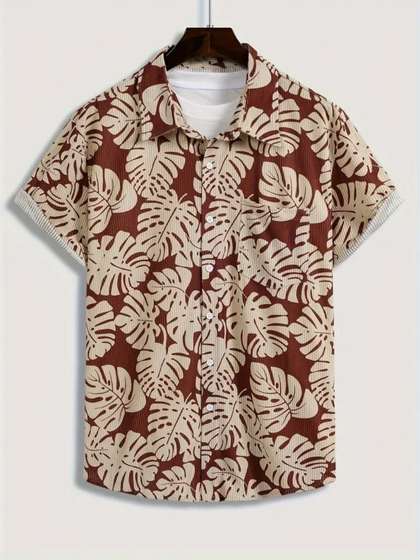 BAESD Boys Premium
                    Floral Printed Casual Shirt