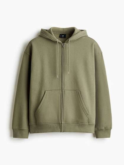 H&M Loose Fit
                      Zip-Through Hoodie