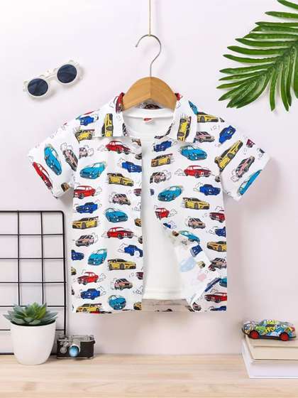 BAESD Boys Premium
                      Printed Casual Shirt