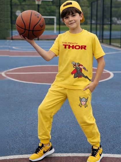 YK Disney Boys Printed
                    T-shirt