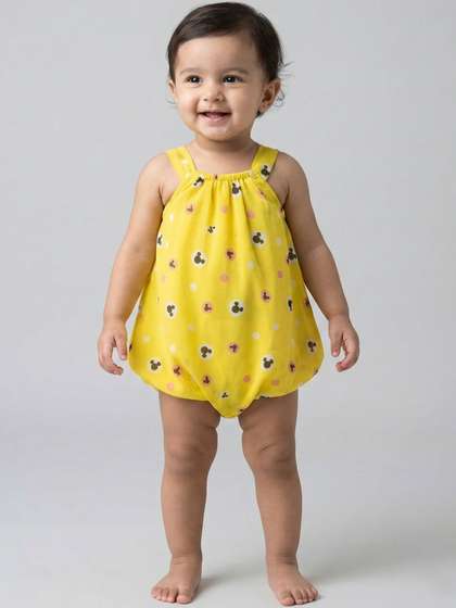 Creative Kids Girls
                    Printed Bodysuits