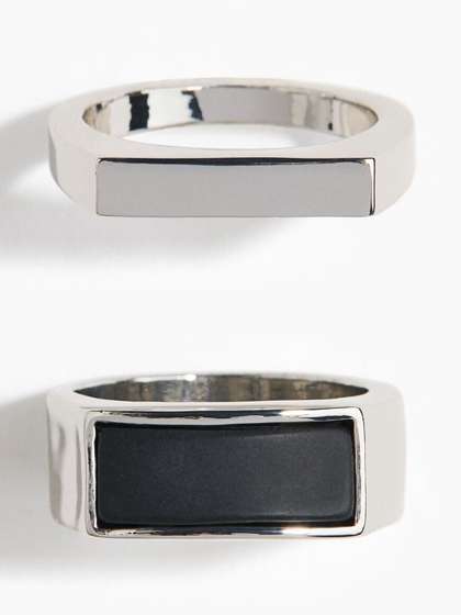 H&M Pack of 2 Men
                      Rings
