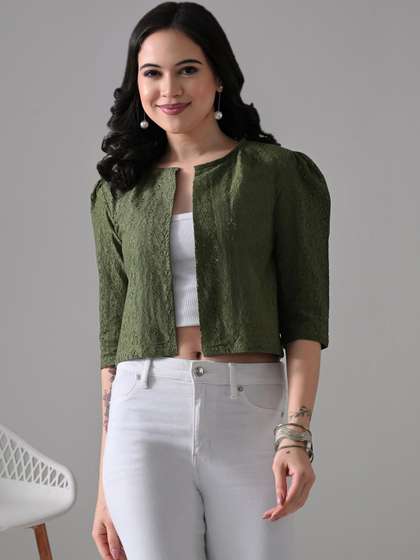 RAYWARE Women Crop
                          Shrug